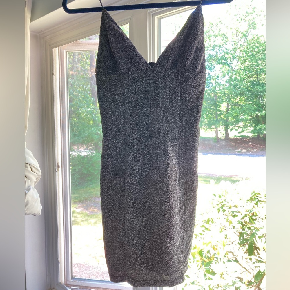 Forever 21 tight black sparkle dress size M
